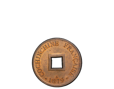 French Indo-China 1939A Bronze 1 Cent NGC MS 64 RB