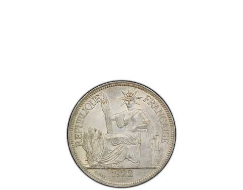 French Indo-China 1939A Bronze 1 Cent NGC MS 64 RB