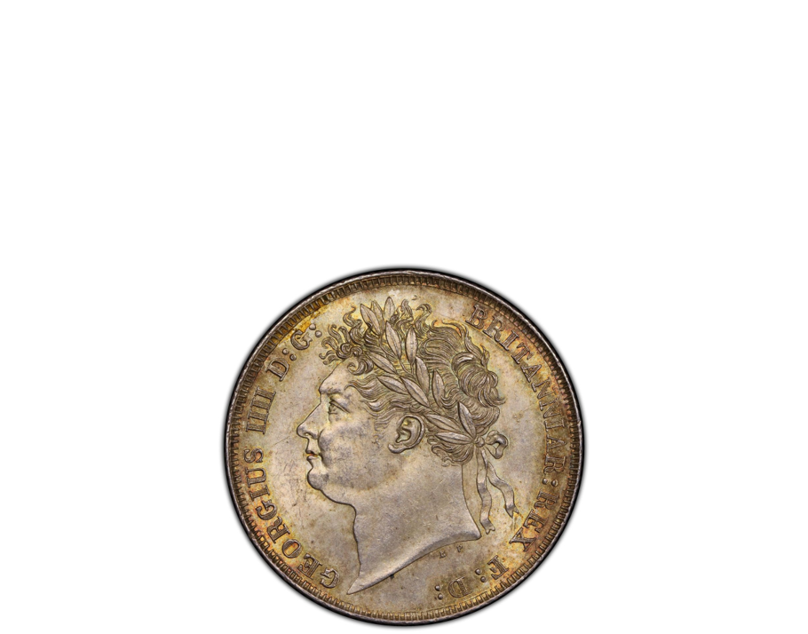 GREAT BRITAIN GEORGE IV 1824 Shilling PCGS MS 63 S-3811