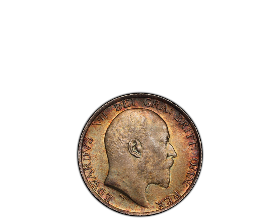GREAT BRITAIN Edward VII 1910 Shilling PCGS MS 64 S-3982