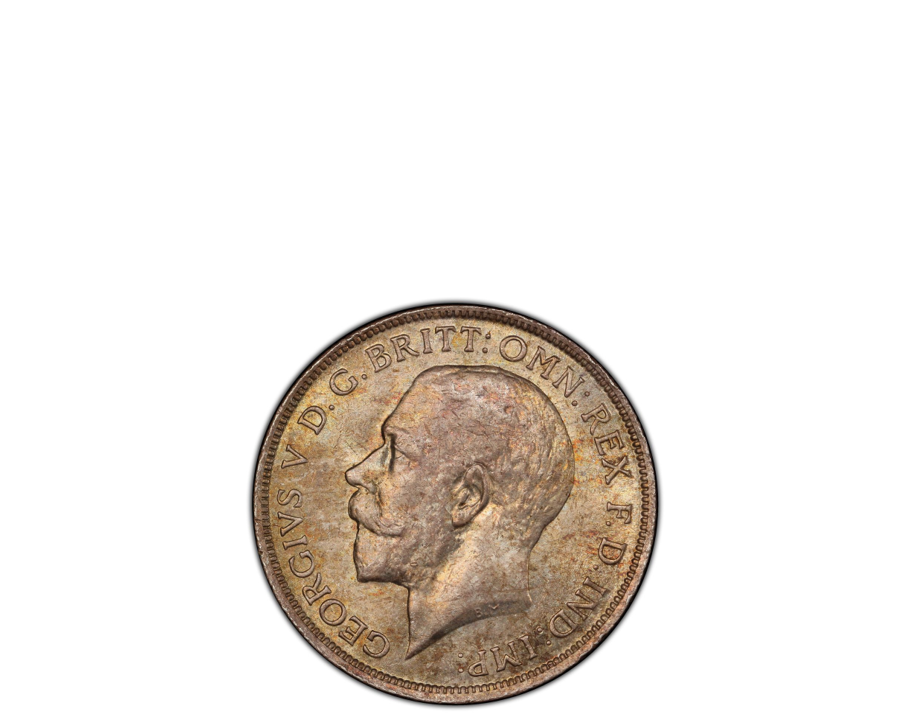 GREAT BRITAIN GEORGE V 1916 Florin PCGS MS 64 S-4012