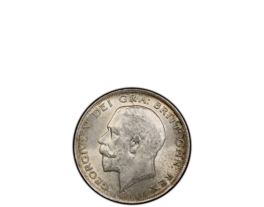 GREAT BRITAIN GEORGE V 1924 1/2 Crown PCGS MS 63 S-4021A