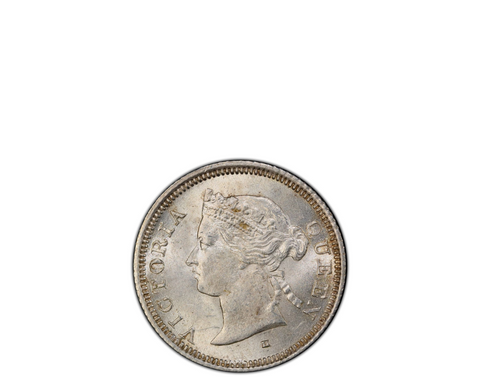 Hong Kong Elizabeth II 1956-KN Nickel-brass 10 cents PCGS MS 66