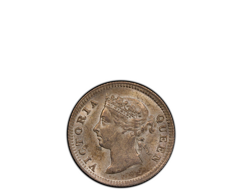 Straits Settlements Edward VII 1903-B Silver 1 Dollar Incuse B Prid-1 PCGS AU 55