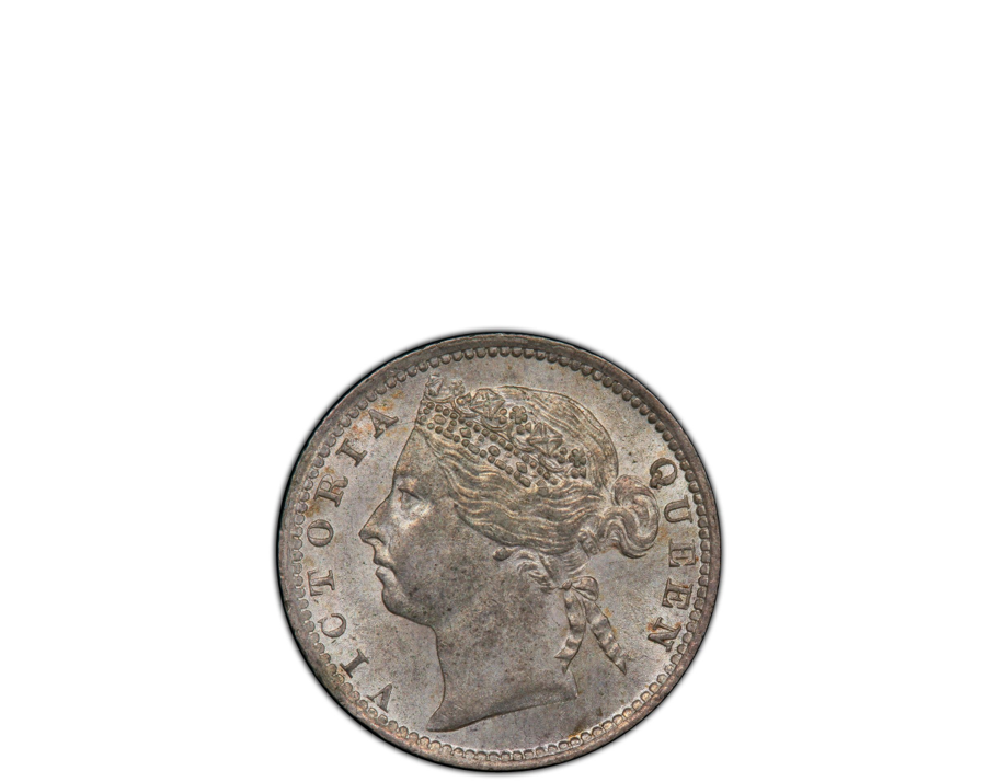 Straits Settlements Victoria 1899 10 Cents PCGS MS 63