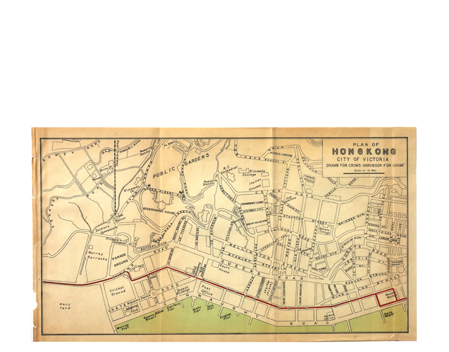 Original | Hong Kong City of Victoria MAP 1933