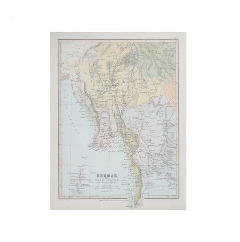 Philippines 1909 Original Map