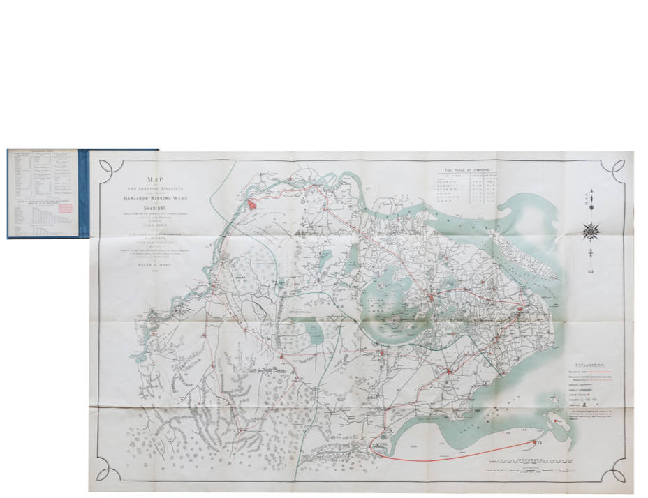 Mann's Shooting Map of Shanghai and her environs 1909