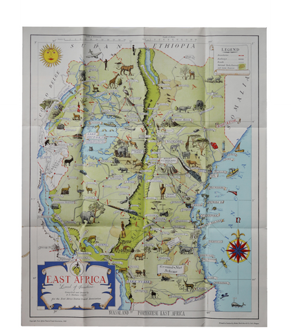 Original | Sydney Australia 1957 pictorial map