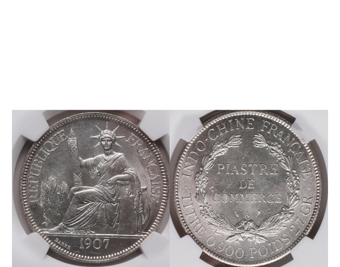 French Indo-China 1939A Bronze 1 Cent NGC MS 64 RB
