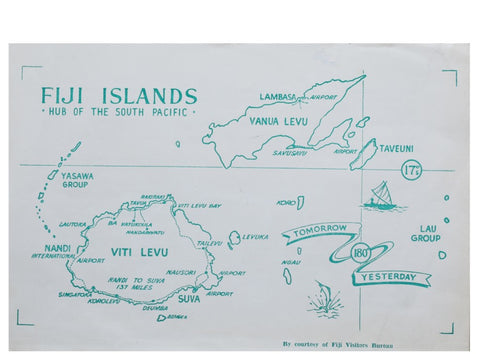 Singapore vintage original 1990 nautical sea chart