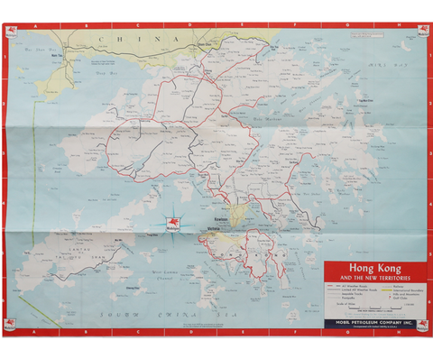 Original | Jan Jan's Street Map of Hong Kong 1962