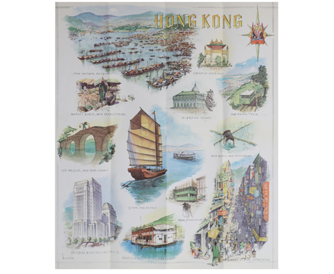 Original | Hong Kong Environs of Hong Kong and Kowloon MAP 1915