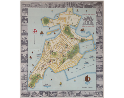 Original | Hong Kong Vintage Urban Area MAP 1973