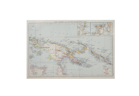 Original Fabric Map of Singapore & Penang 1957