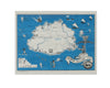 Fiji Vintage Original Pictorial / Carton Map c.1960 - tradersofhongkong