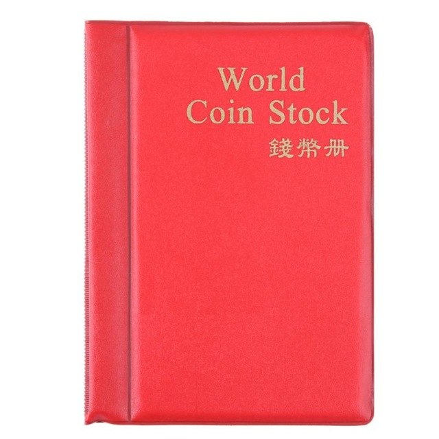Coin Album Books 120 Pockets PU World Coin Album Book Case Collection Storage Collecting Coin Holders - tradersofhongkong