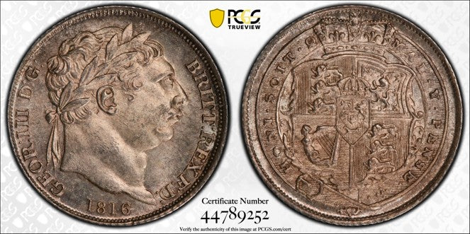 Great Britain George III 1816 6D PCGS MS 64 S-3791