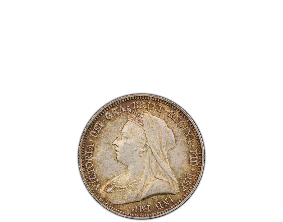 GREAT BRITAIN VICTORIA 1893 Shilling PCGS MS 63 S-3940