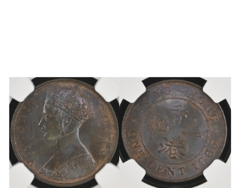 Hong Kong  Elizabeth II 1983 Copper-nickel 5 Dollars PCGS MS 64