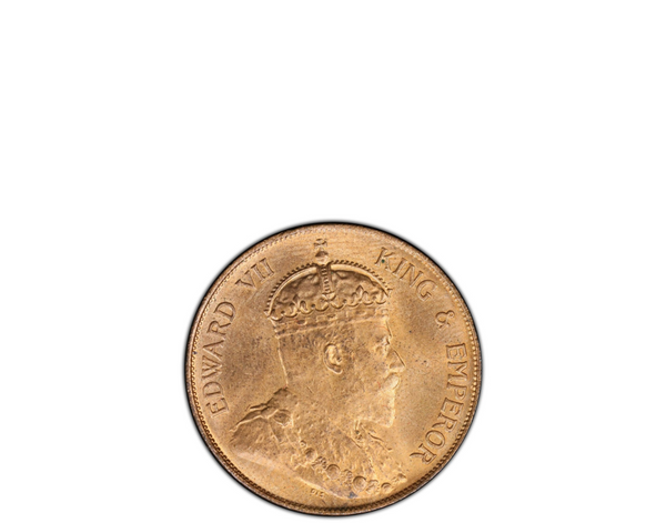 Hong Kong Edward VII 1904-H Bronze 1 Cent PCGS MS 65 RD Hong Kong Edward VII 1904-H Bronze 1 Cent PCGS MS 65 RD