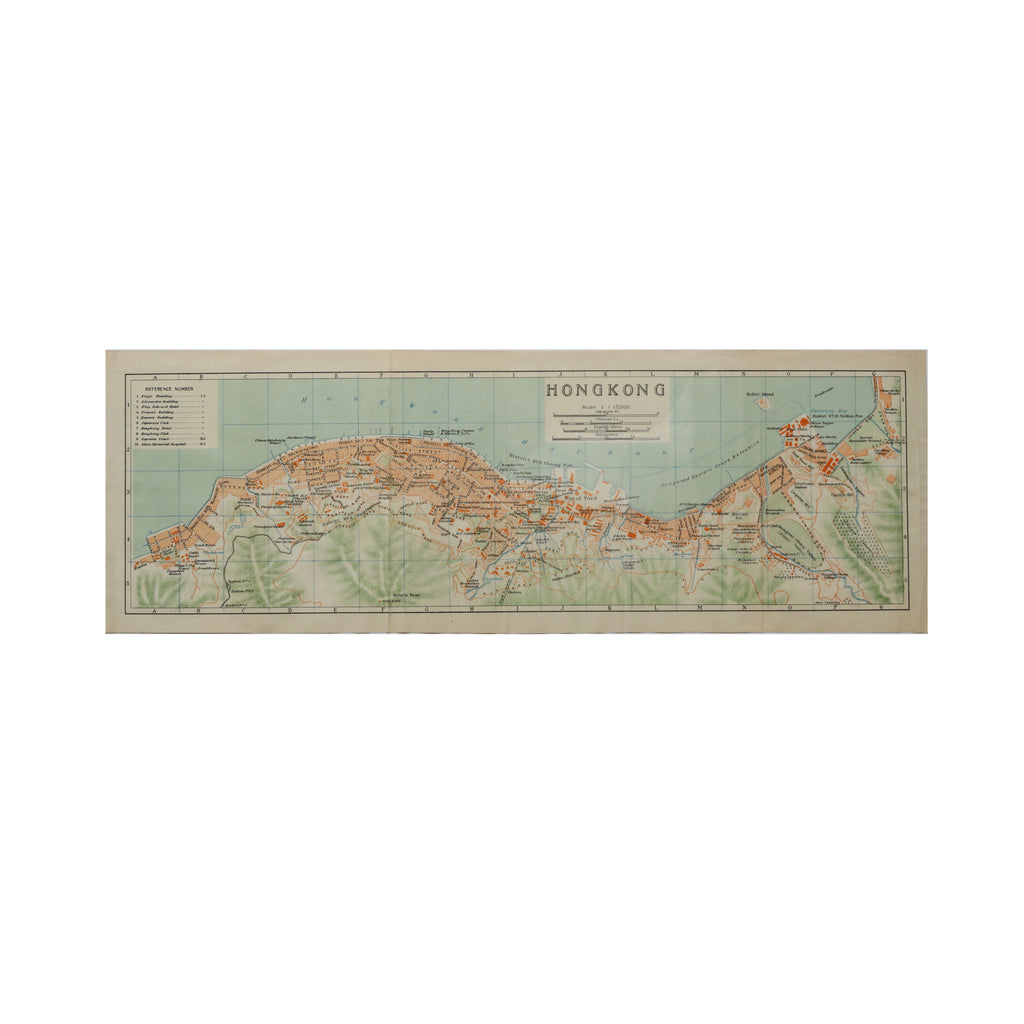 Original | Hong Kong  MAP 1924 - tradersofhongkong