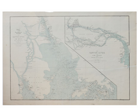 Original | Hong Kong Qantas Airlines 1960’s Map