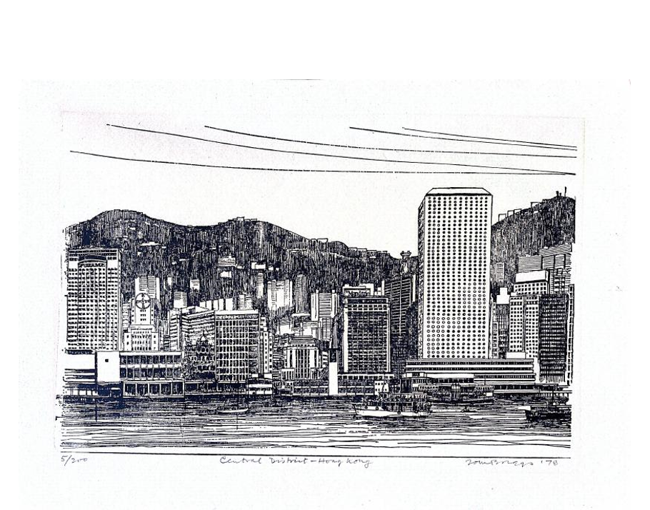 1978 limited edition Hong Kong print by Tom Briggs – tradersofhongkong