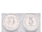 Malaya & British Borneo Elizabeth II 1957-KN 5 Cent PCGS SP 64