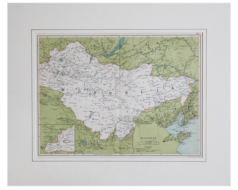 Original | China Canton/ Guangzhou MAP 1924